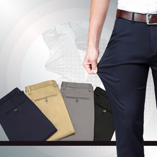 Oferta de primavera: 49 % de descuento Pantalones clásicos de hombre de alta elasticidad