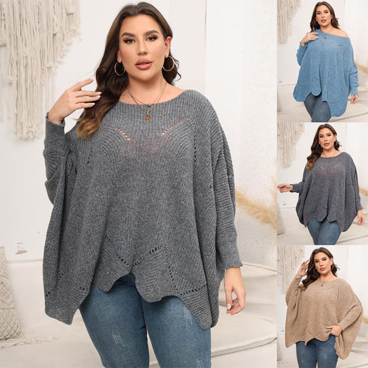 💥Limiettijd 49% KORTING💕Dames plus size ronde hals jamper